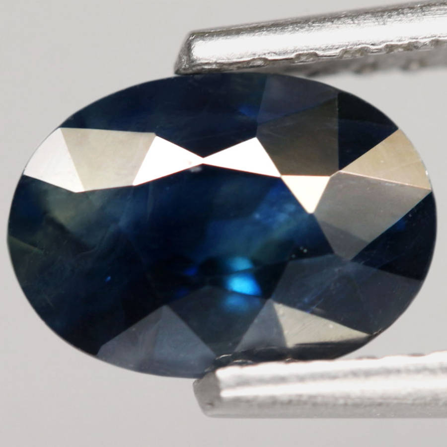 1.11Ct. Sapphire  Blue Oval Shape Australia Gem Ravishing Normal Heated