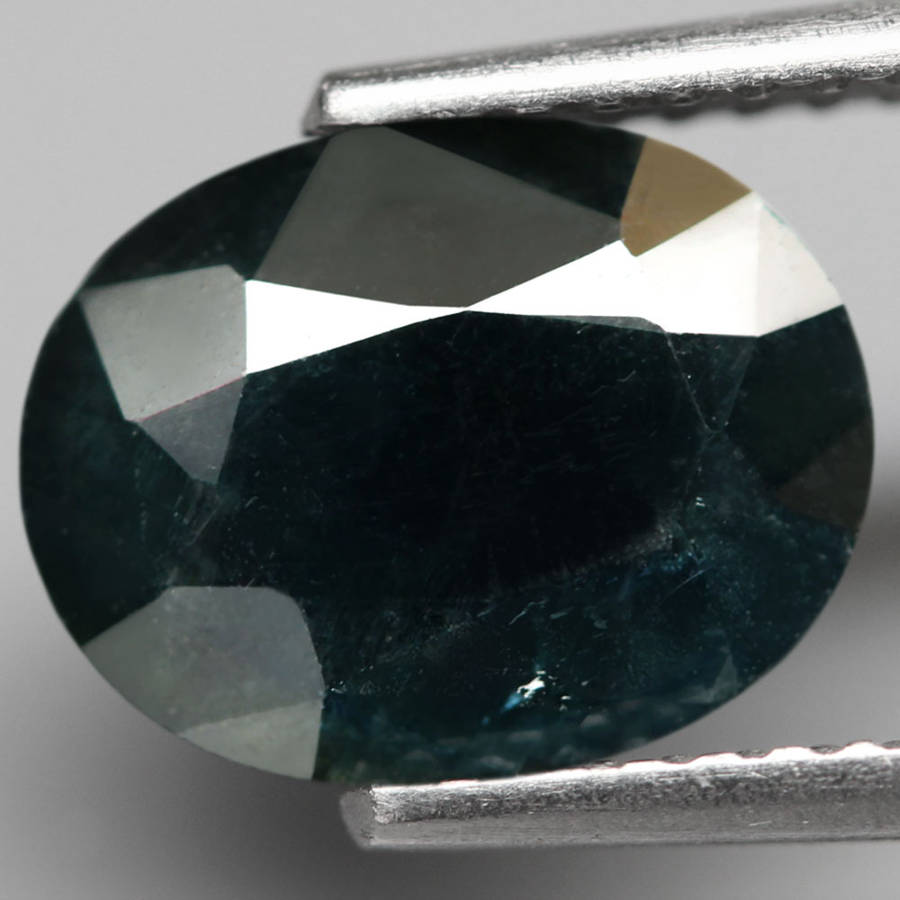 2.14Ct.  Sapphire Blue Oval  Gem Ravishing Color Normal Heated Gemstone