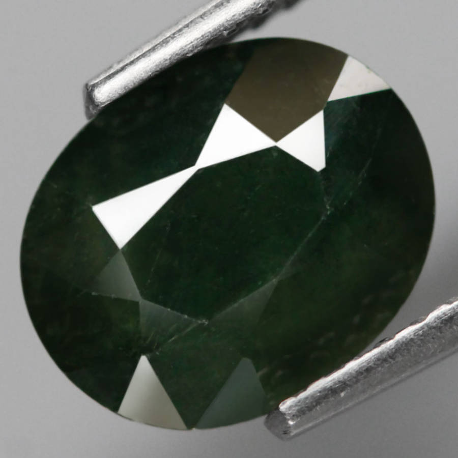 2.12Ct. Sapphire Green Oval  Gem Ravishing Color Normal Heated Natural