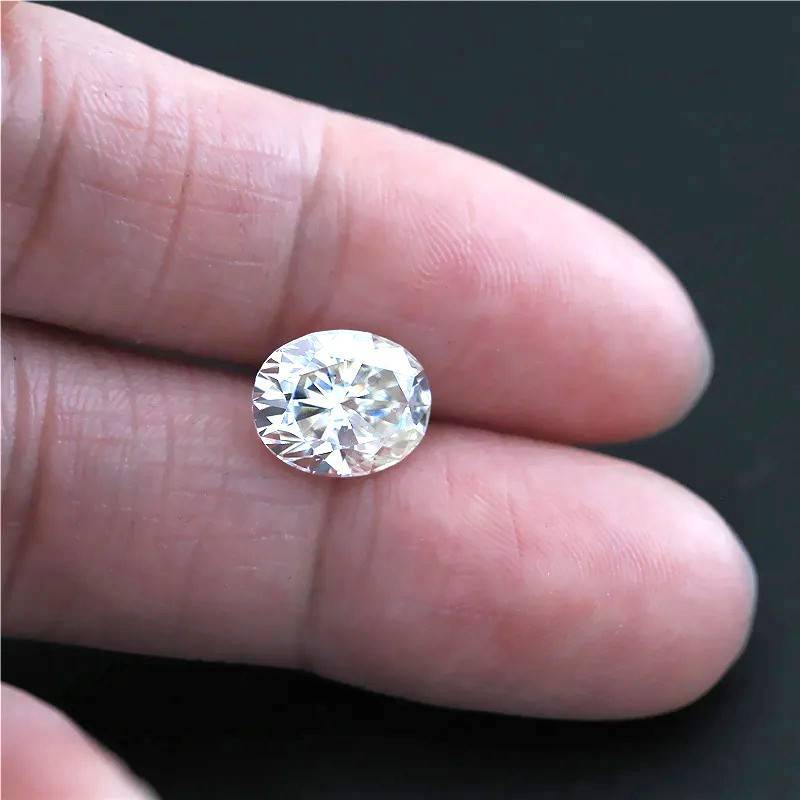 1Cts Moissanite Oval 5x7mm *VVSI D  D/VVSI **GRA Certified** BRILLIANT CUT