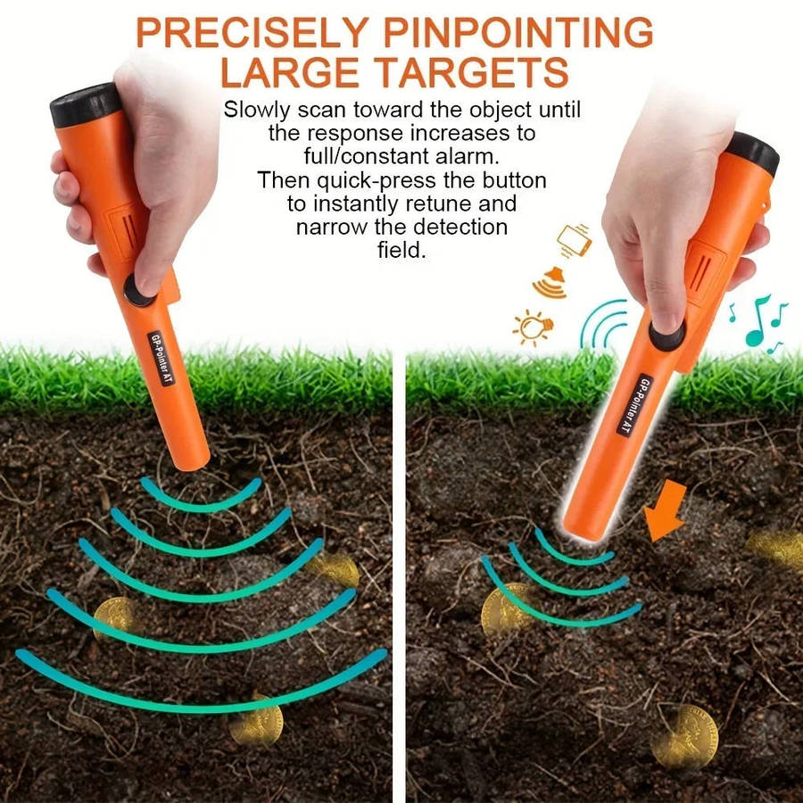 Handheld Metal Detector GP-pointer Pinpointing For Treasure Search Waterproof