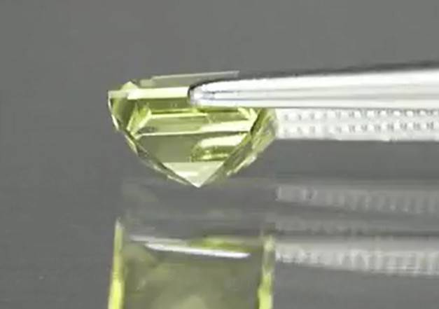 1.03ct Lemon Quartz 6x6mm VS Square Natural - Brazil