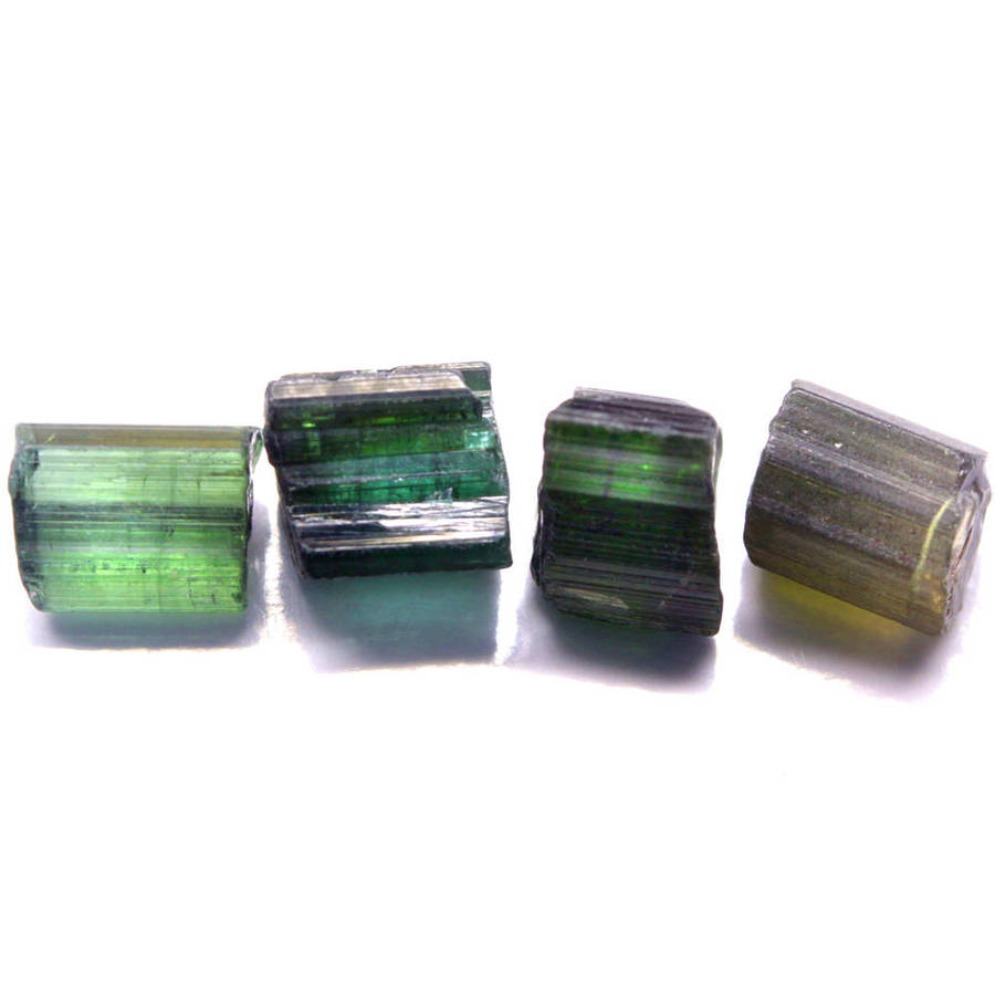 15.40Ct. Tourmaline Green Color Rough Unheated Mine Nigeria Natural Gemstone