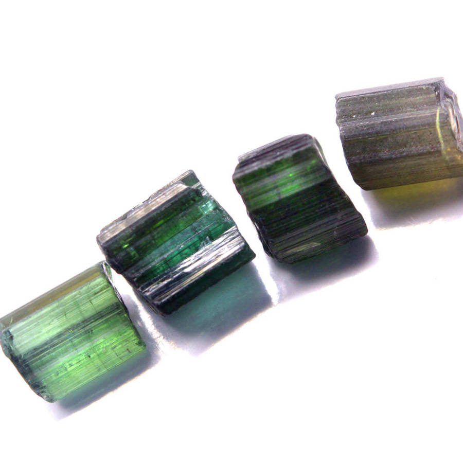 15.40Ct. Tourmaline Green Color Rough Unheated Mine Nigeria Natural Gemstone