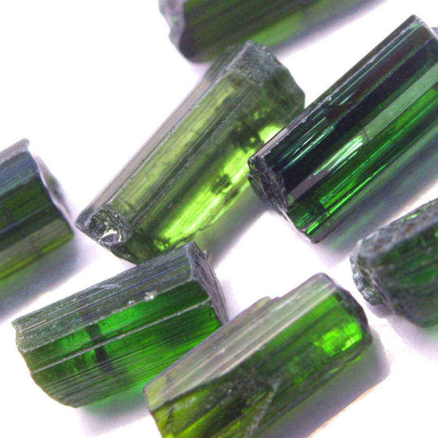 14.91Ct. Tourmaline Green Color Rough Unheated Mine Nigeria Natural Gemstone