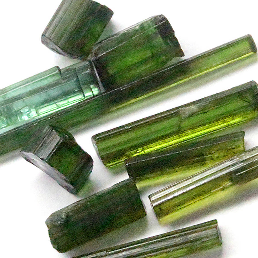12.75Ct.  Tourmaline Green Color Rough Unheated Mine Nigeria Natural Gemstone