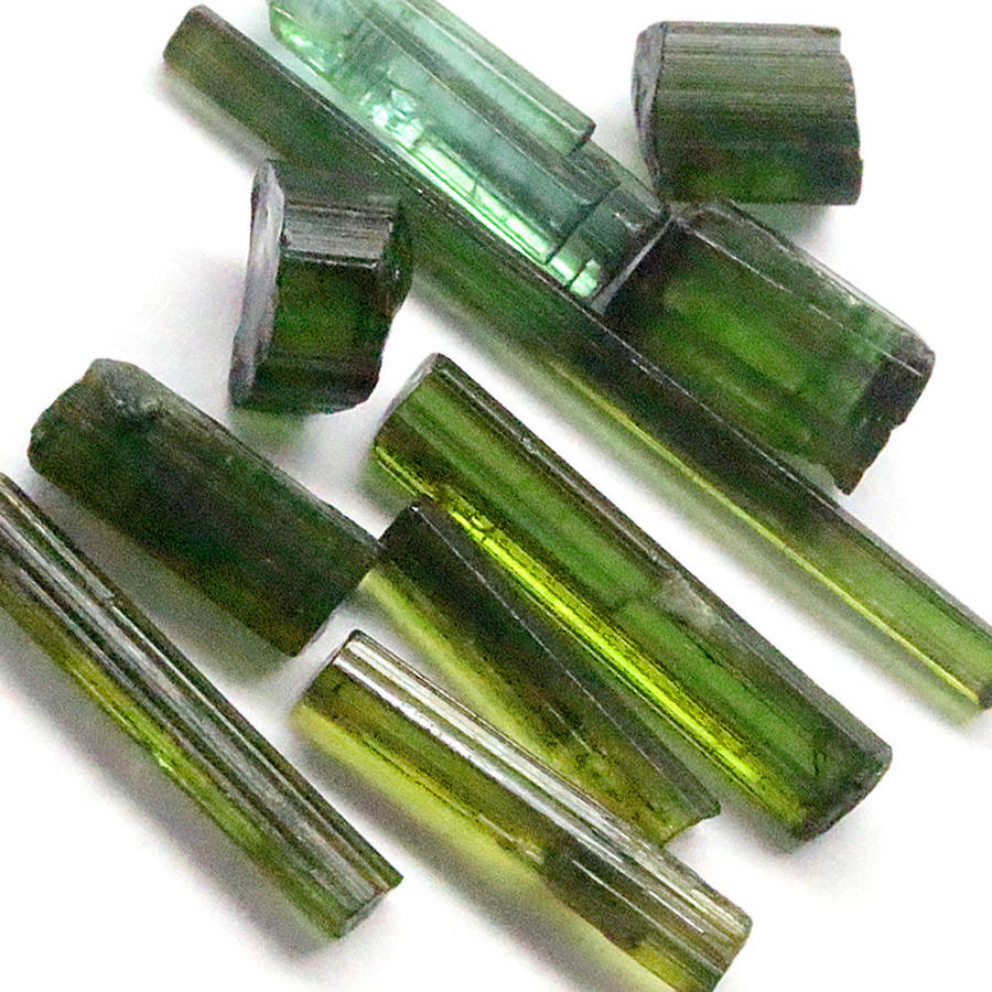 12.75Ct.  Tourmaline Green Color Rough Unheated Mine Nigeria Natural Gemstone
