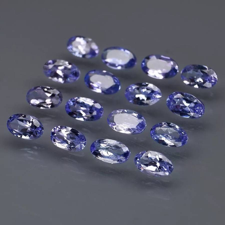 Purplish Blue Tanzanite 0.25Ct Oval 5x3 MM/1Pcs Ravishing Color & Full Fire!