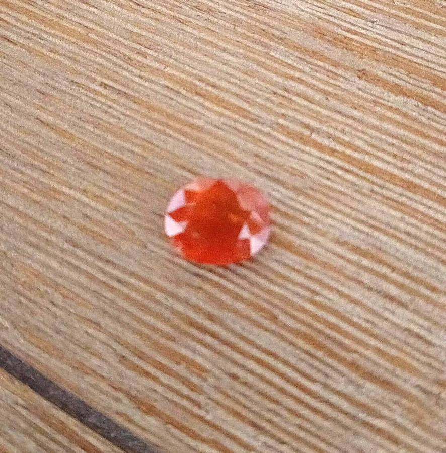 6.04Ct Mandarin Orange Spessartite Garnet.Best Color! Natural Fire Namibian