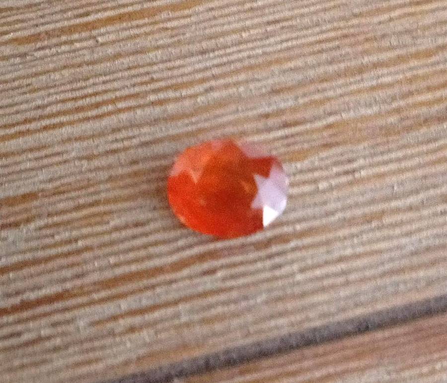 6.04Ct Mandarin Orange Spessartite Garnet.Best Color! Natural Fire Namibian