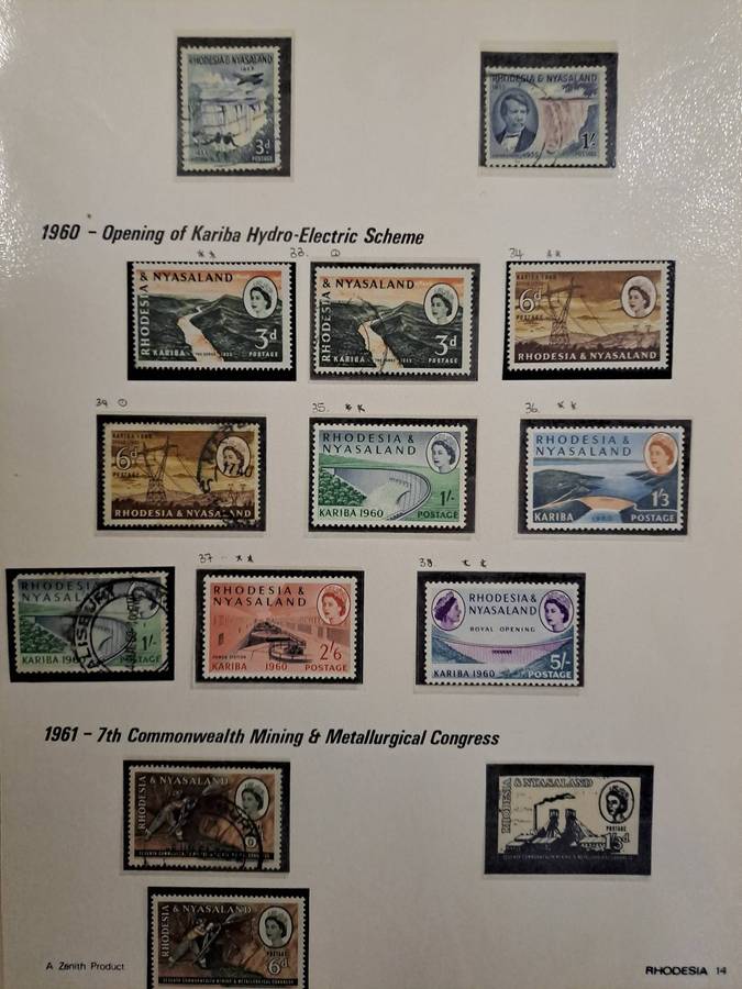 Rhodesia & Nyasaland - Collection