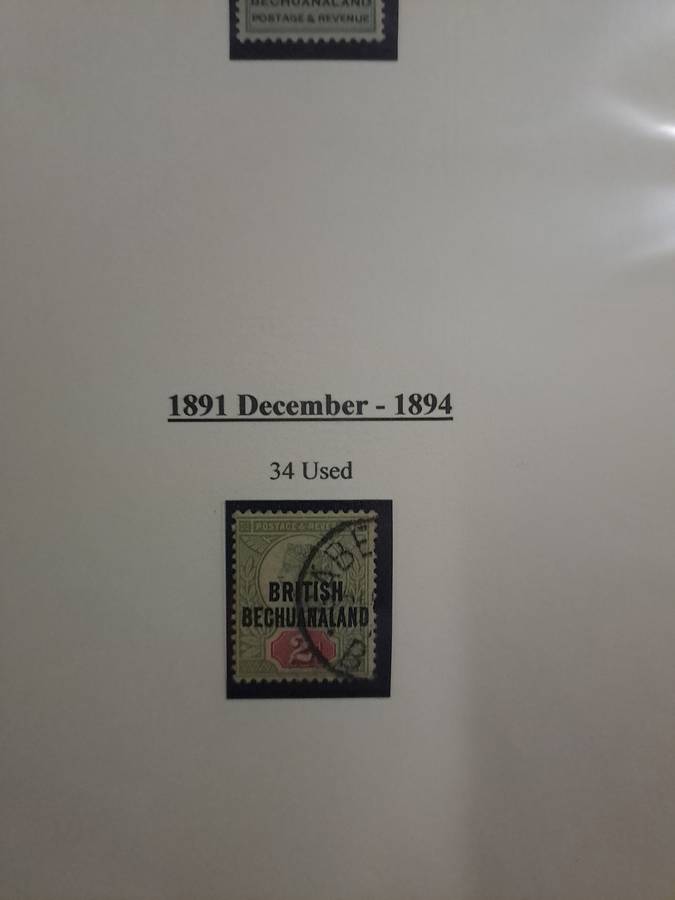 British Bechuanaland - No 18 & 34 - Clearance sale