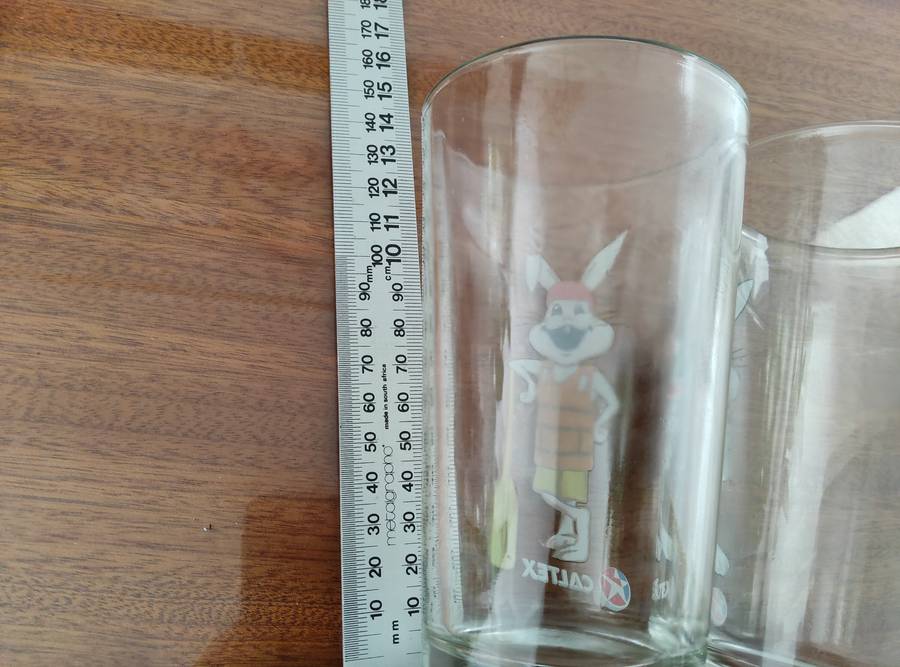 SA TWO CALTEX BUNNIES GLASSES