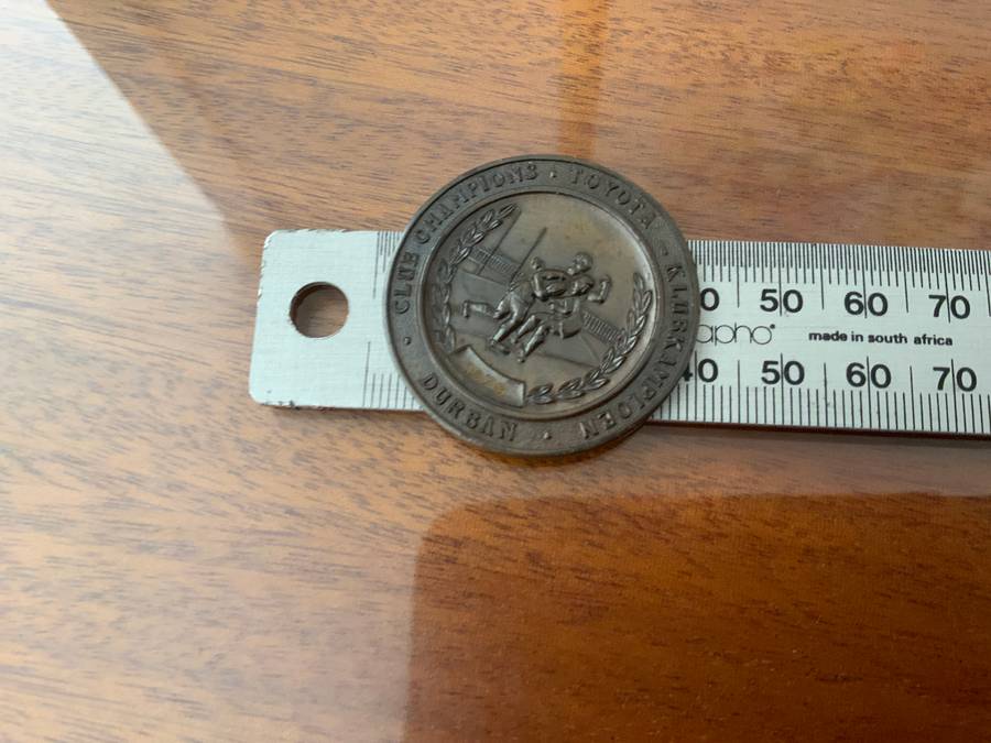 NATIONAL RUGBY TOURNAMENT Durban 1979 medallion