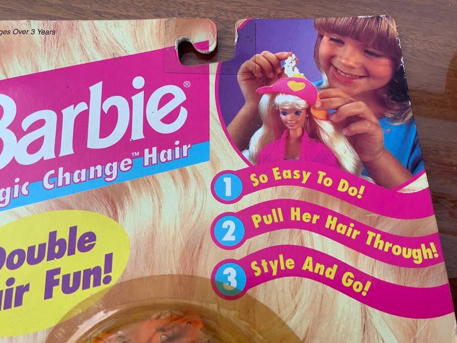 Vintage Barbie magic change hair rare 1995 era