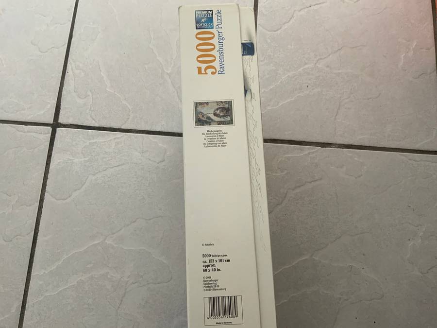 RAVENBURGER 5000 Creation of Adam by Michelangelo  puzzle