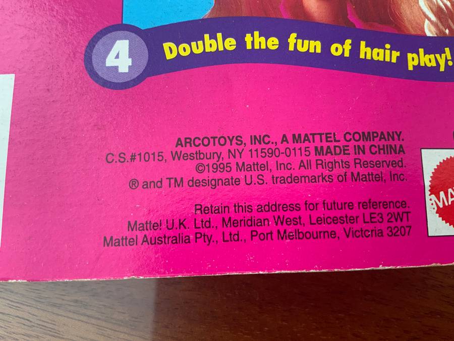 Vintage Barbie magic change hair rare 1995 era