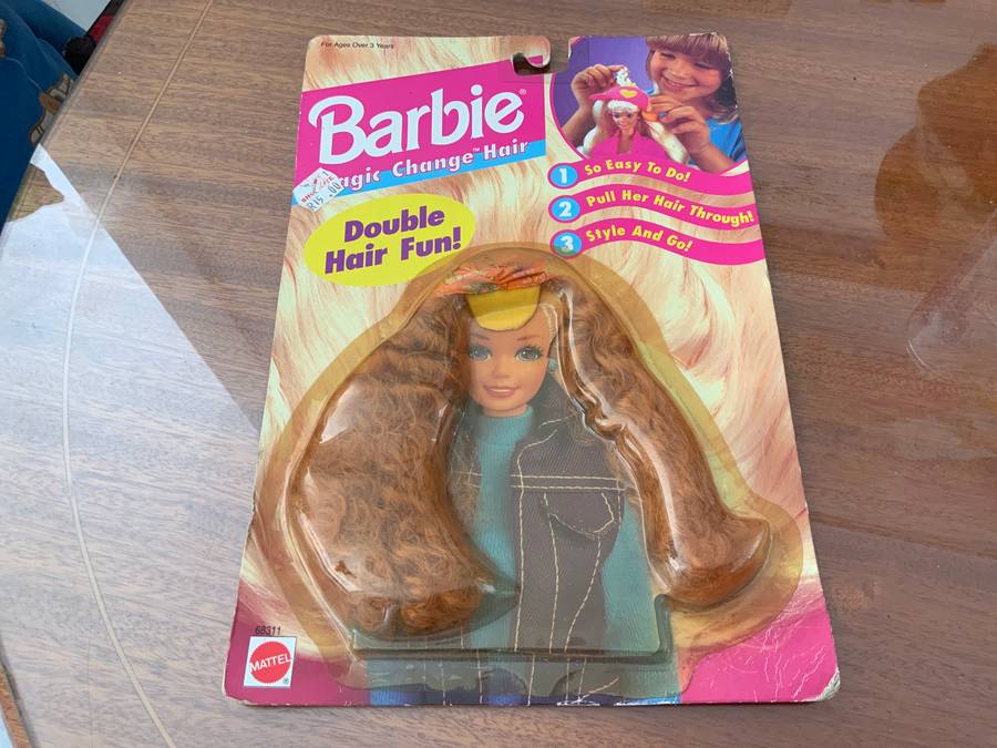 Vintage Barbie magic change hair rare 1995 era