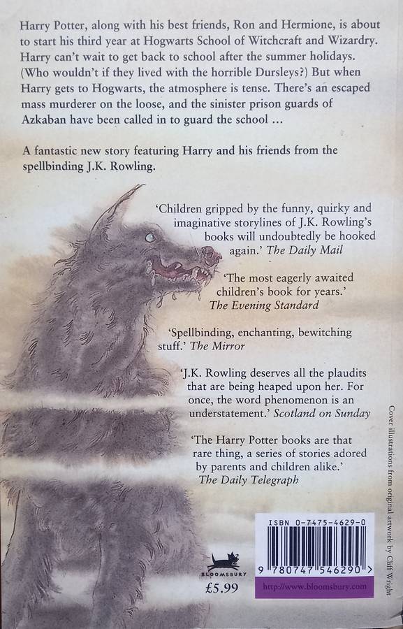 J.K. Rowling, Harry Potter and the Prisoner of Azkaban