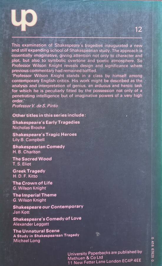 G. Wilson Knight, The Wheel of Fire: Interpretations of Shakespearian Tragedy