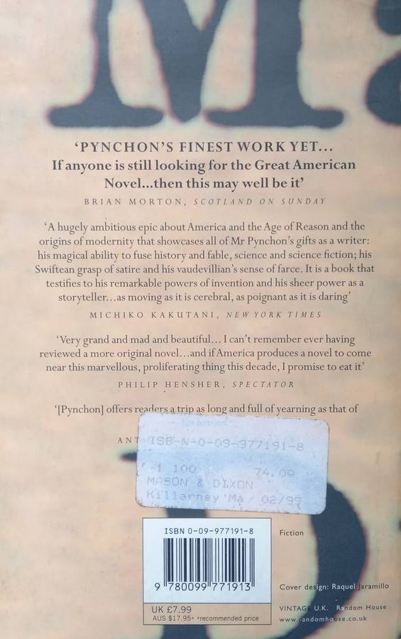 Thomas Pynchon, Mason & Dixon