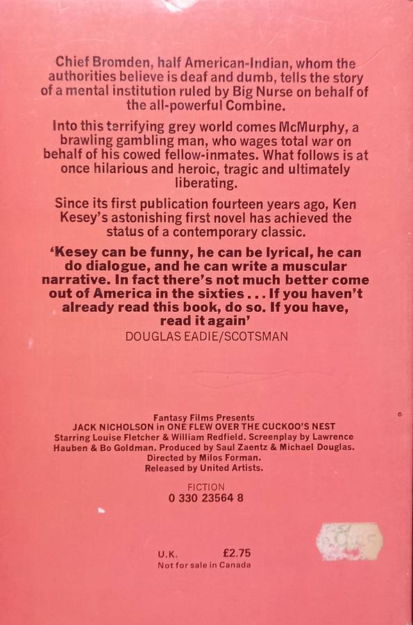 Ken Kesey, One Flew over the Cuckoo's Nest