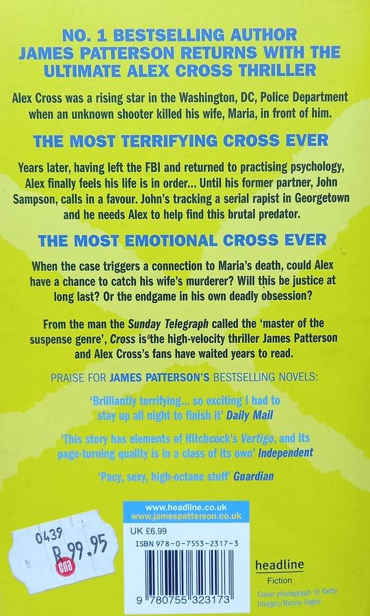 James Patterson, Cross