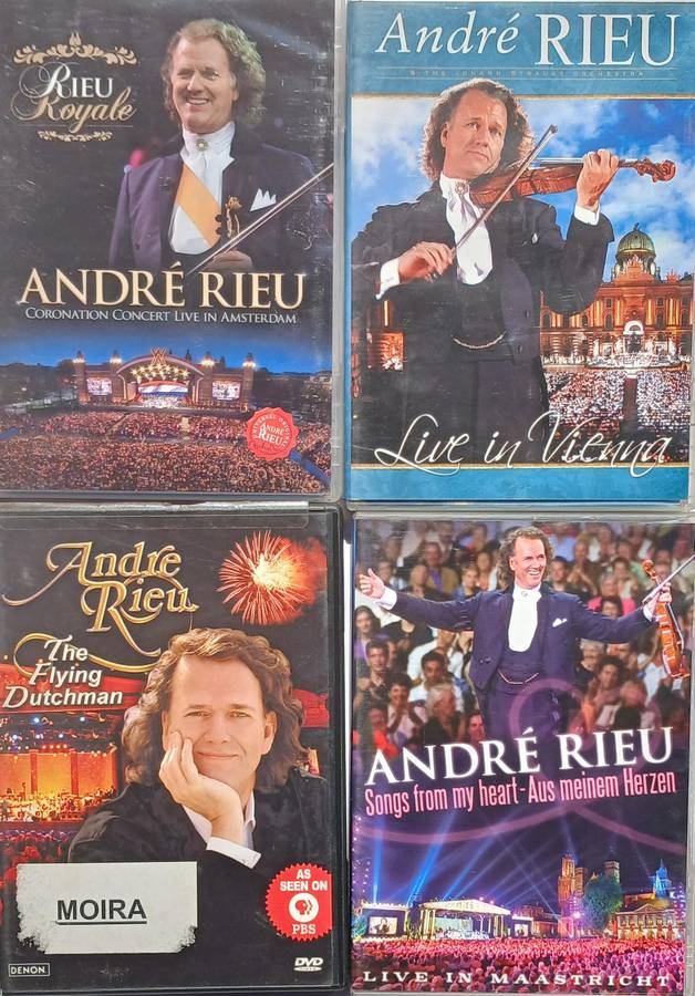 12 x Andre Rieu Concert DVDs