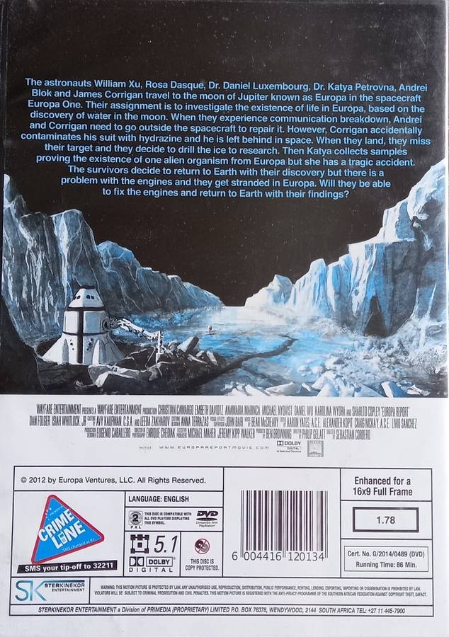 Europa Report (DVD)
