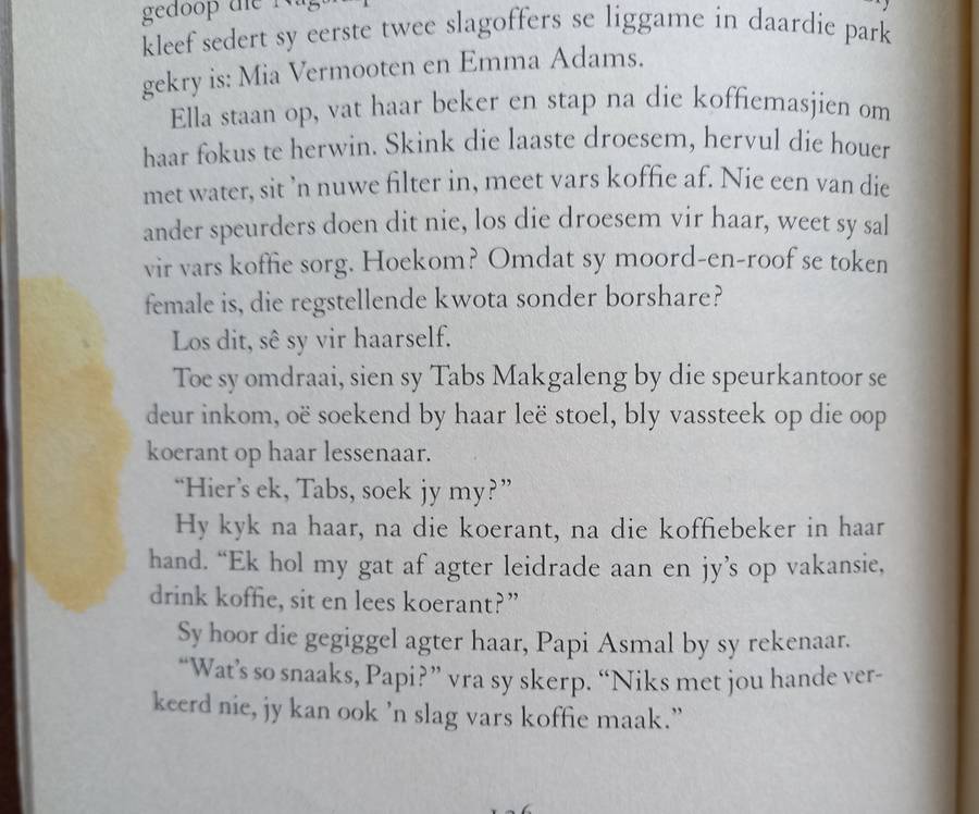 Chris Karsten, Die Afreis van Abel Lotz