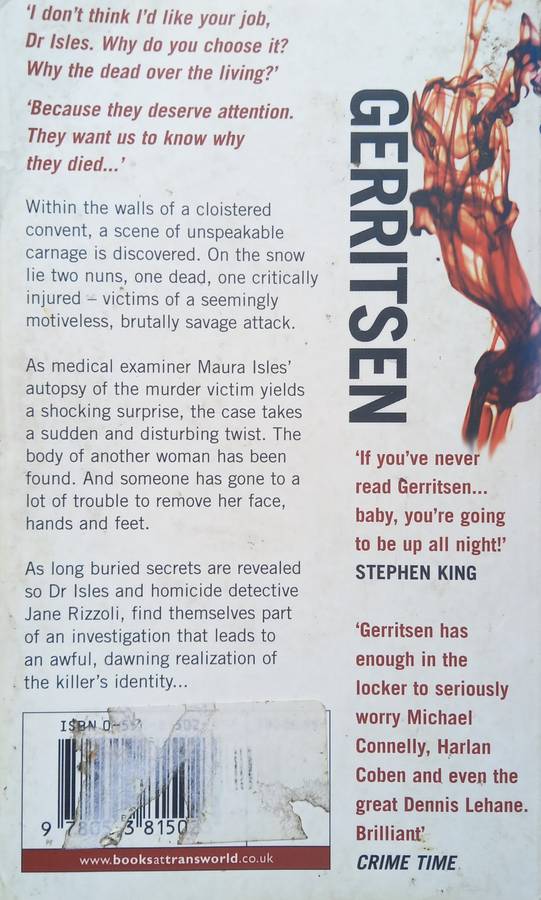Tess Gerritsen, The Sinner