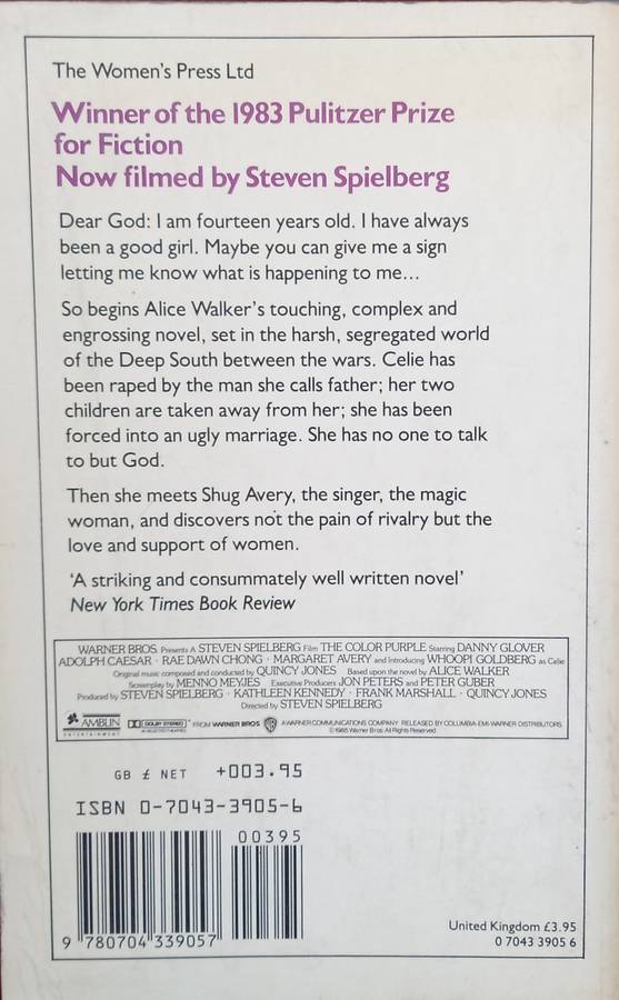 Alice Walker, The Color Purple