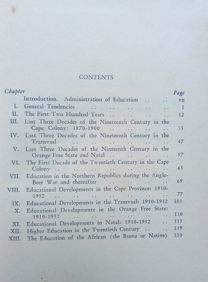 E.G. Pells, 300 Years of Education in South Africa