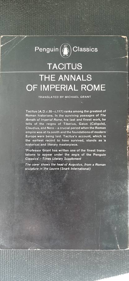 The Annals of Imperial Rome by Tacitus - Founder editor E.V. Rieu