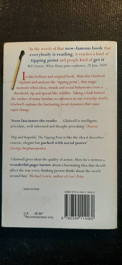 The Tipping Point by Malcolm Gladwell