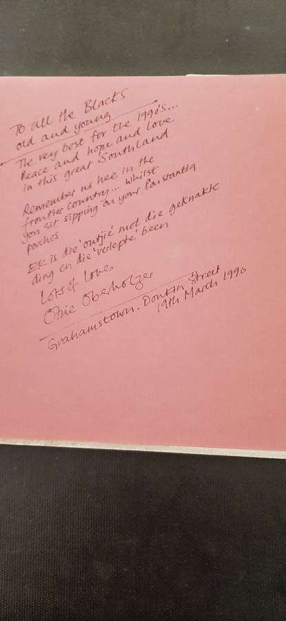 Ariesfontein to Zuurfontein by Obie Oberholzer