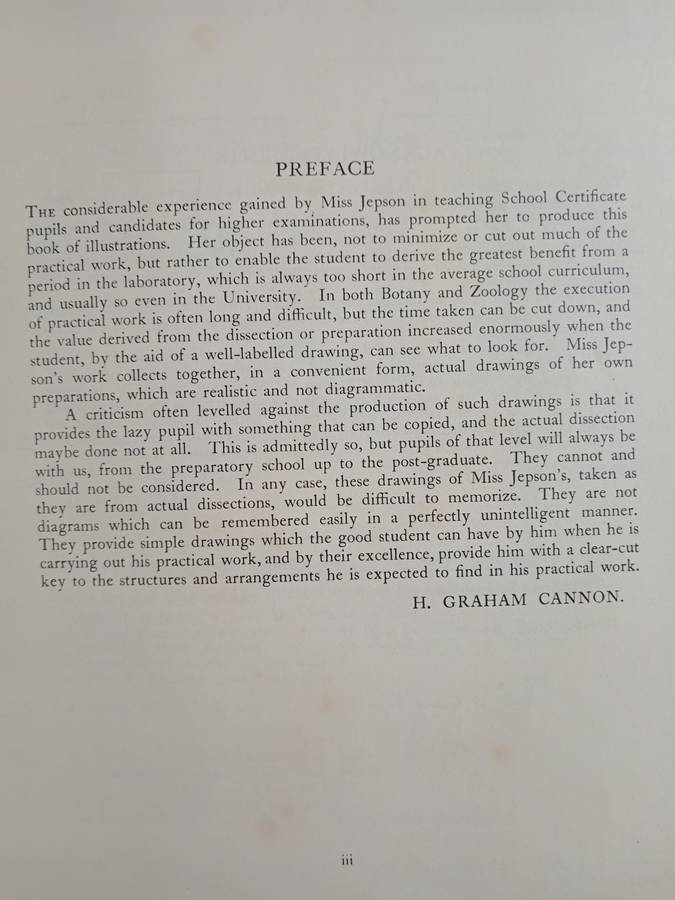 Biological Drawings with notes by Maud Jepson