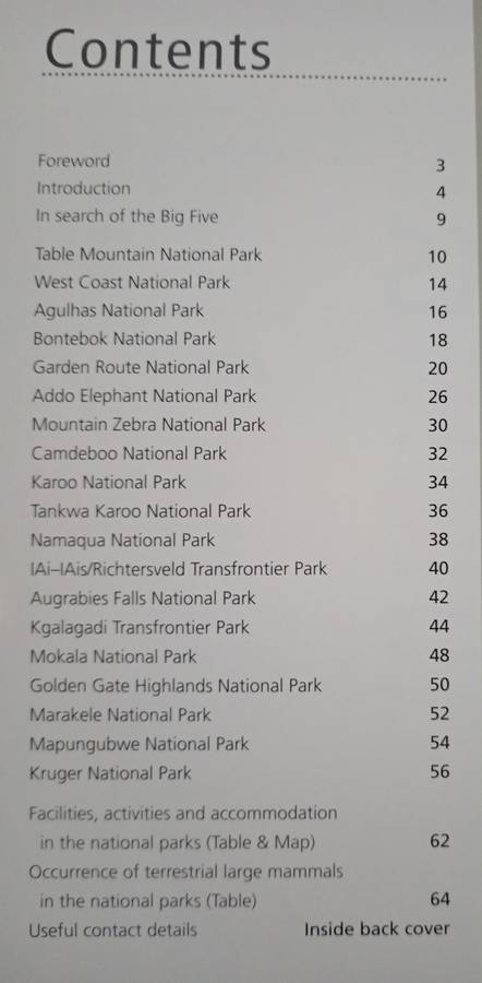 Touring South Africa's National Parks by Michael Brett