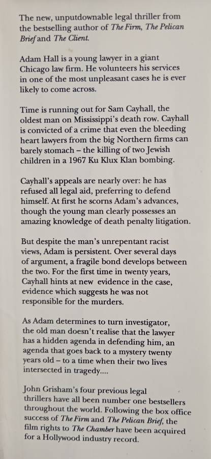 The Chamber by John Grisham