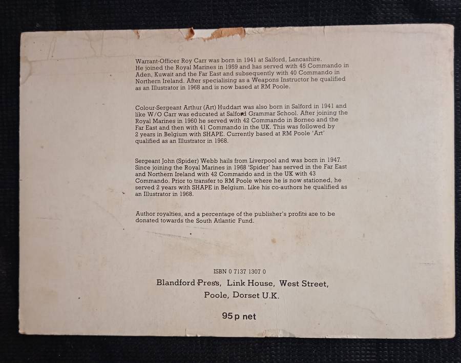 Up The Falklands by Warrant Officer Roy Carr, Colour Sergeant Arthur Huddart & Sergeant John R Webb