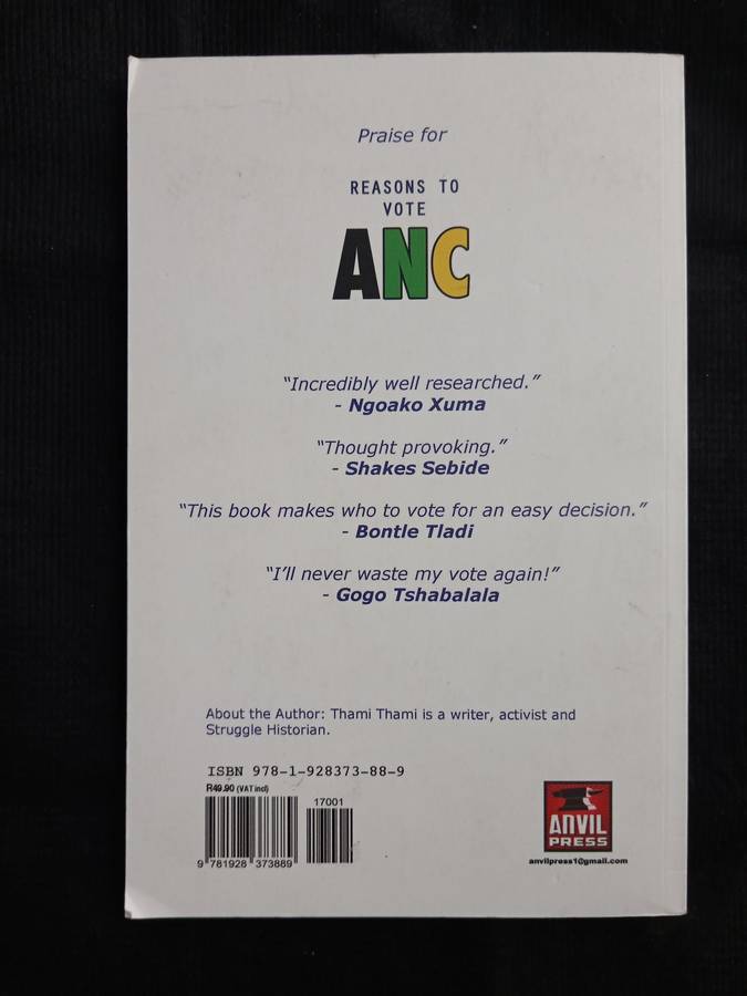 Reasons to Vote ANC by Thami Thami