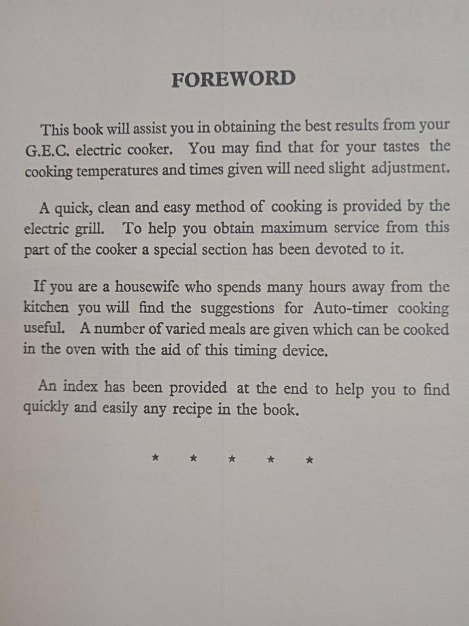G E C Cookery Book Compiled & Edited by Margaret Leader