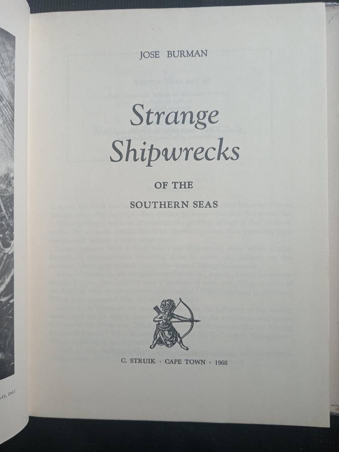Strange Shipwrecks of the Southern Seas by Jose Burman