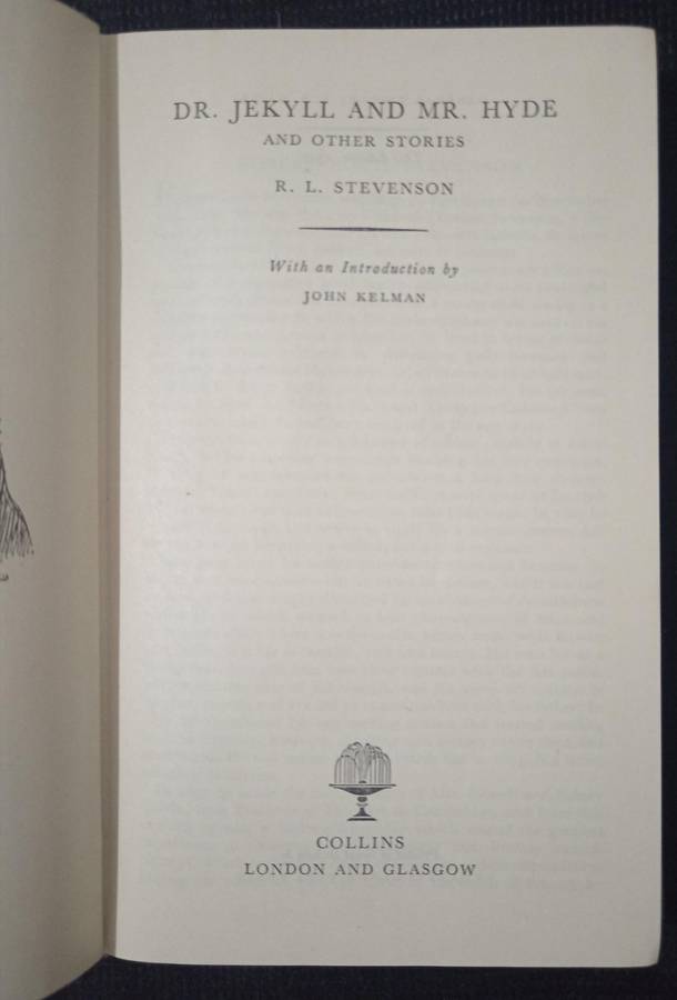 Dr Jekyll and Mr Hyde & other stories by R L Stevenson