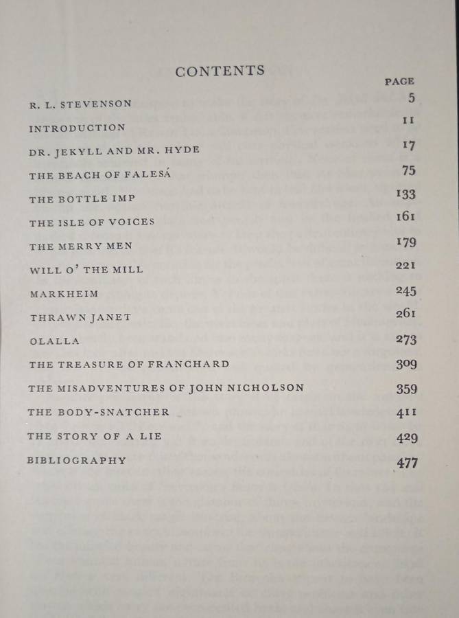 Dr Jekyll and Mr Hyde & other stories by R L Stevenson