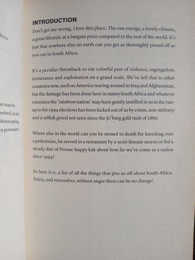 For Kak's Sake! The Angry Person's Guide to South Africa by Grant Schreiber