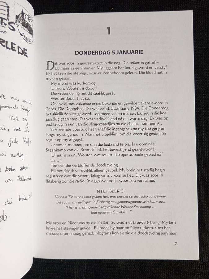Die Grensoorlog in ons Binnekant Hanteer verlies gelowig by Klasie Steenkamp