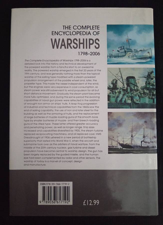 The Complete Encyclopedia of Warships by John Batchelor & Chris Chant