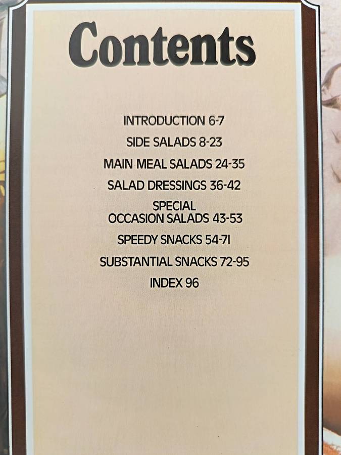 Salads and Snacks by Carol Bowen