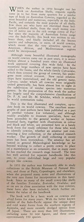 Cowry Shells of World Seas by Joyce Allan